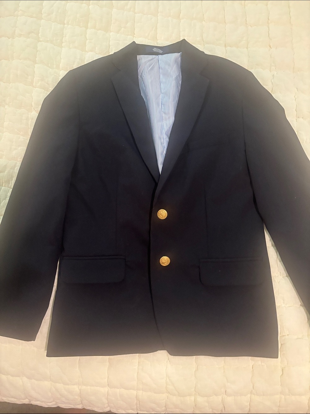 Izod Kids Classic Dark Navy Blazer with Gold Buttons